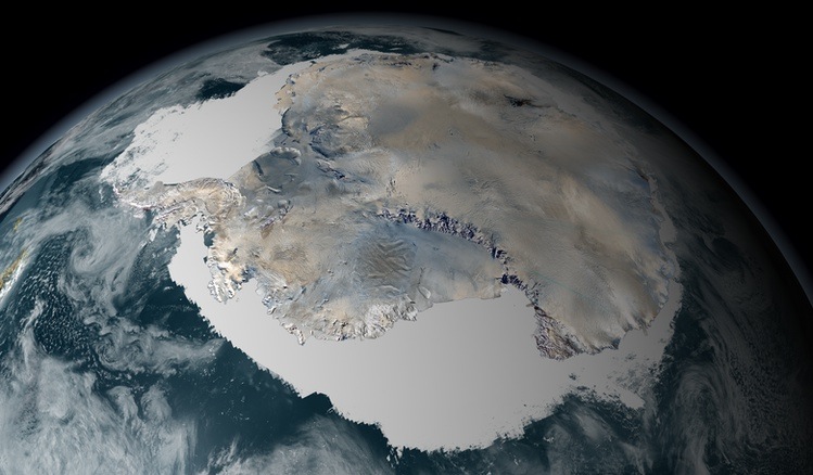 Antarctica as seen from space